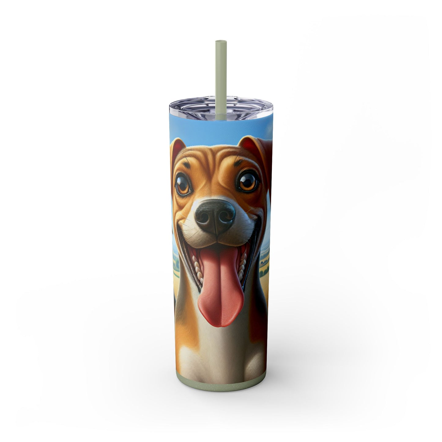 Banjara Hound Tumbler with Straw, 20oz