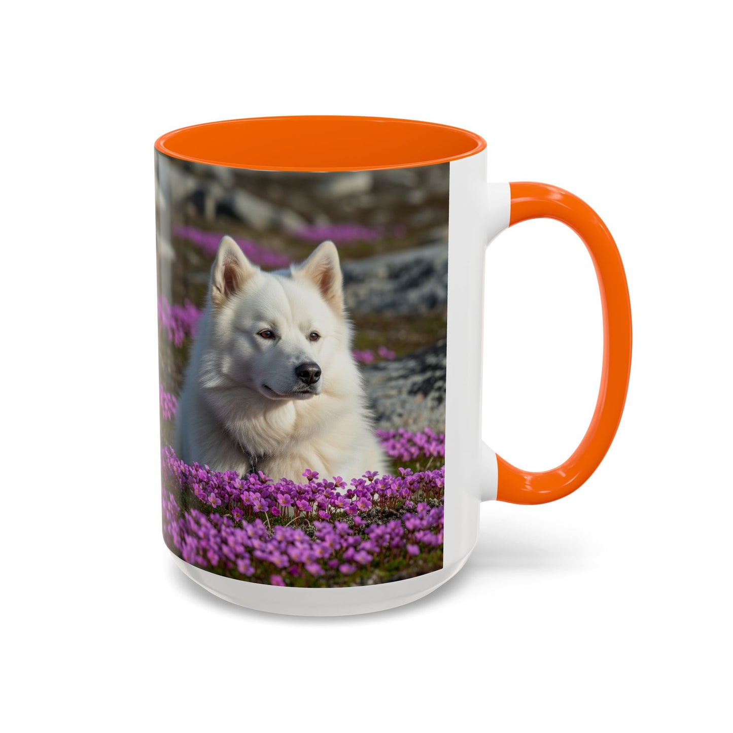 Canadian Eskimo Dog Accent Coffee Mug - Perfect Gift for Dog Lovers