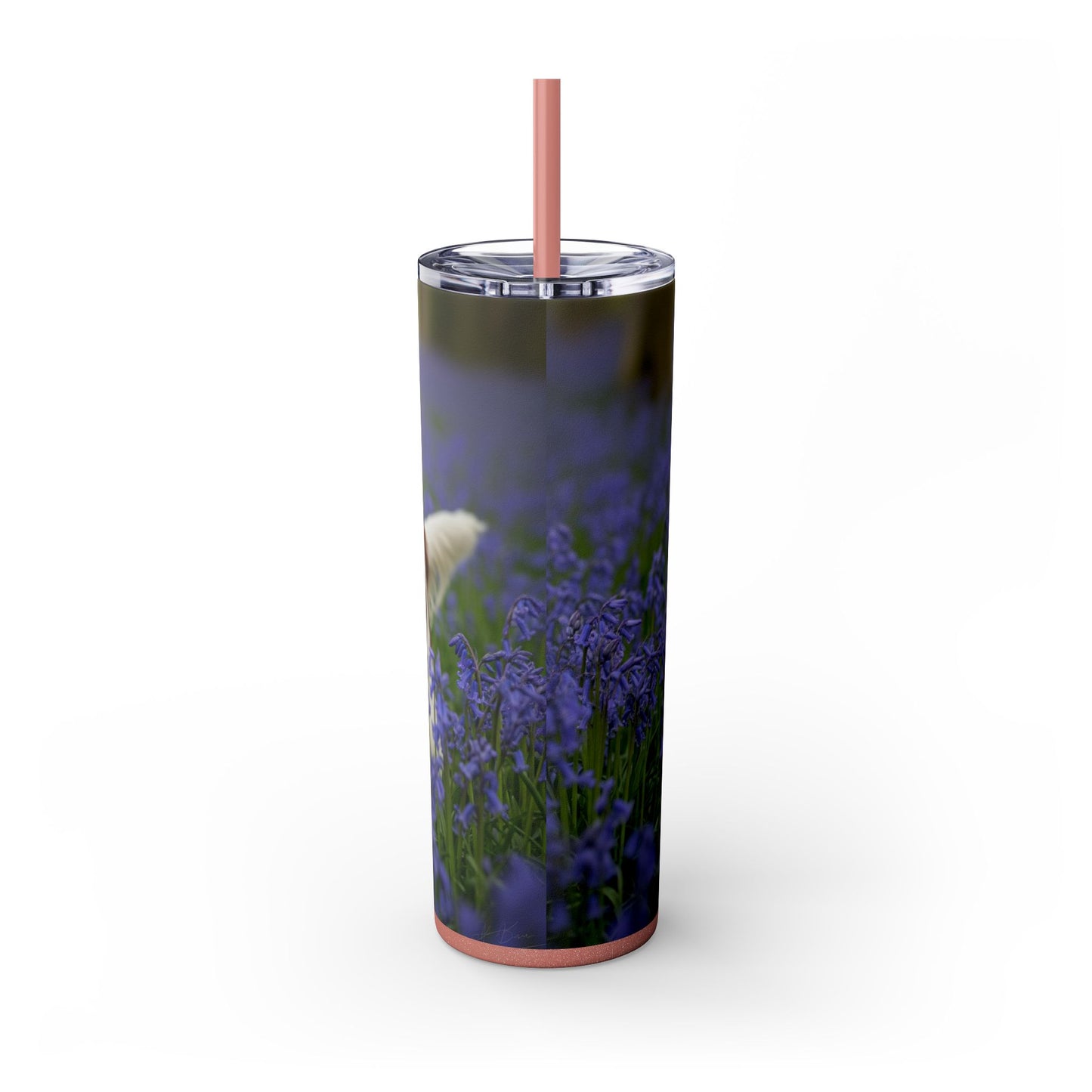 Welsh Springer Spaniel Skinny Tumbler with Straw, 20oz