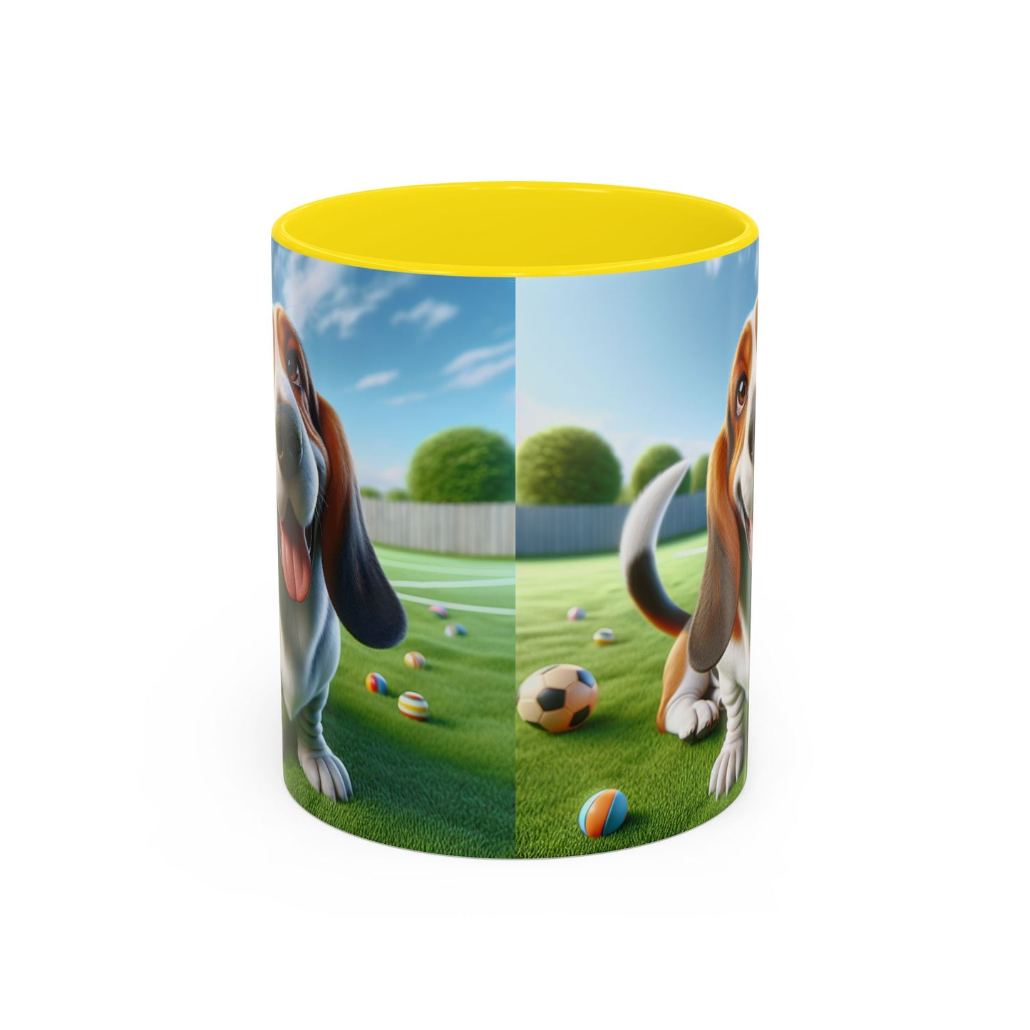 Basset Hound Accent Coffee Mug - Perfect Gift for Dog Lovers