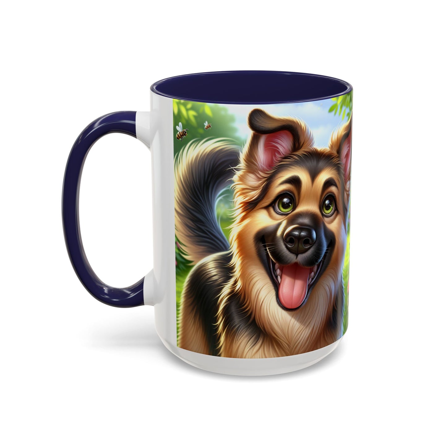German Shepherd Accent Coffee Mug - Perfect Gift for Dog Lovers