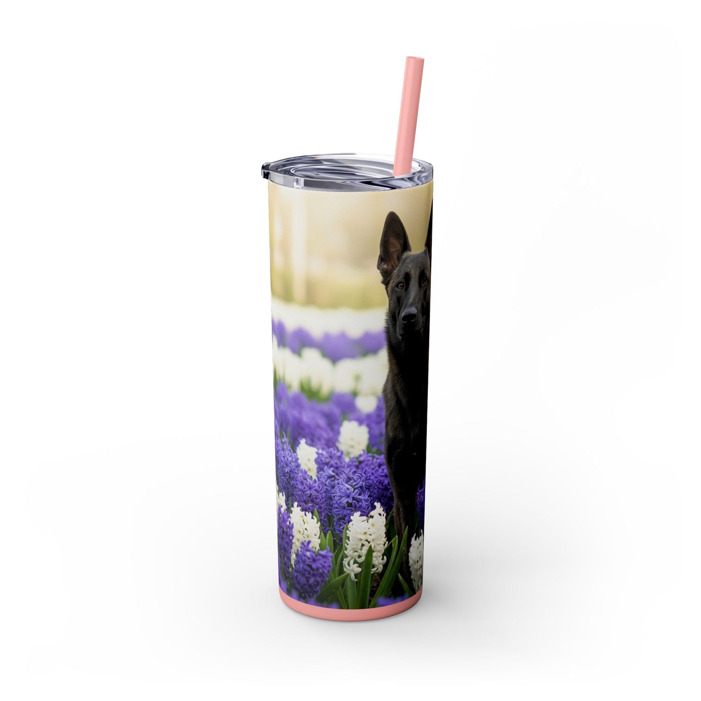 Dutch Shepherd Dog Tumbler with Straw, 20oz