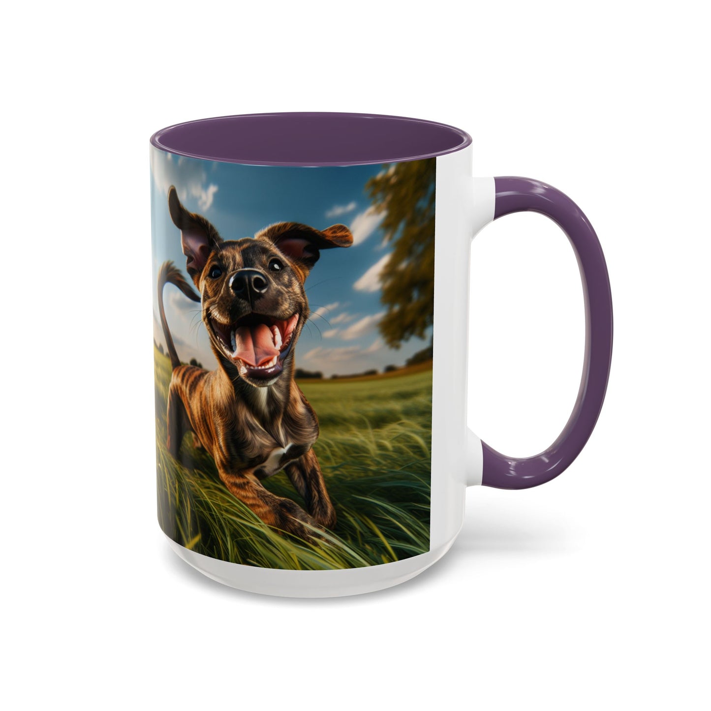 Treeing Tennessee Brindle Accent Coffee Mug - Perfect Gift for Dog Lovers
