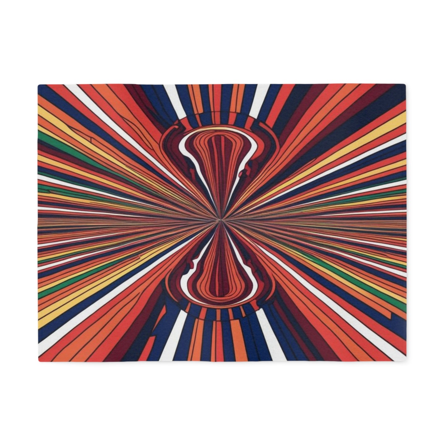 Optical Illusion Sweatshirt Blanket