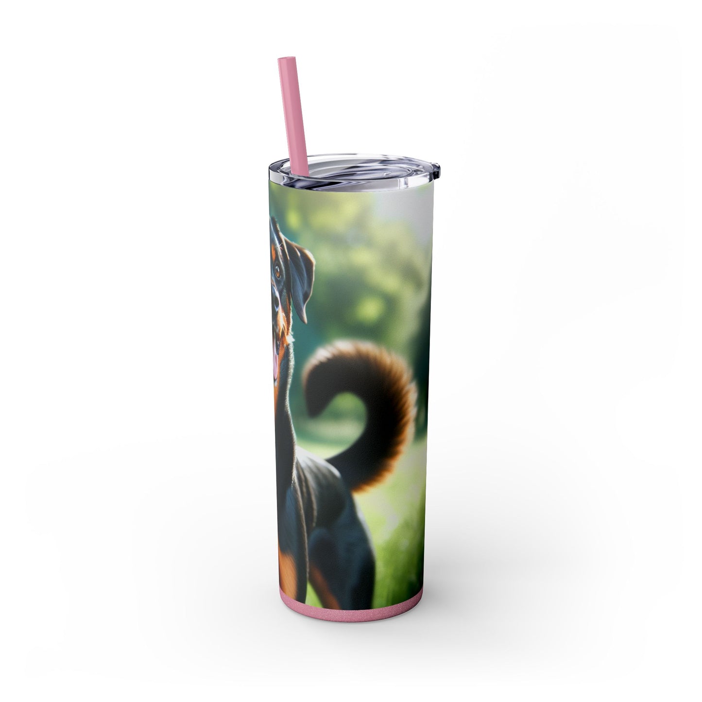Beauceron Tumbler with Straw, 20oz