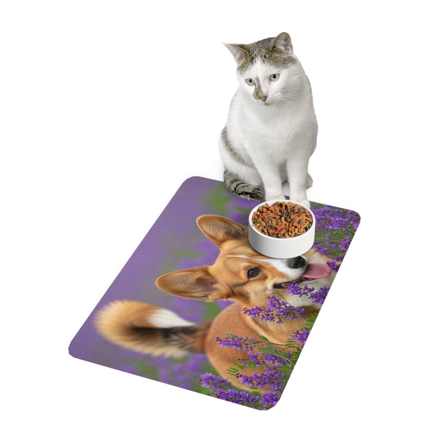 Pet Food Mat (12x18) - Cardigan Welsh Corgi