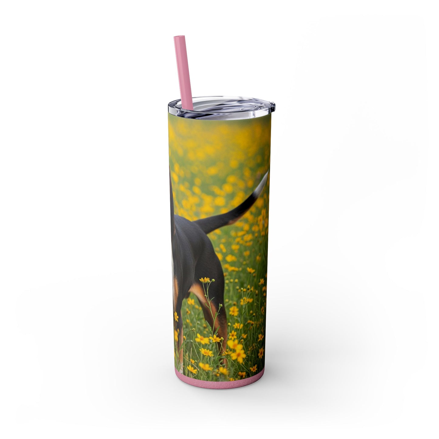 American English Coonhound Tumbler with Straw, 20oz