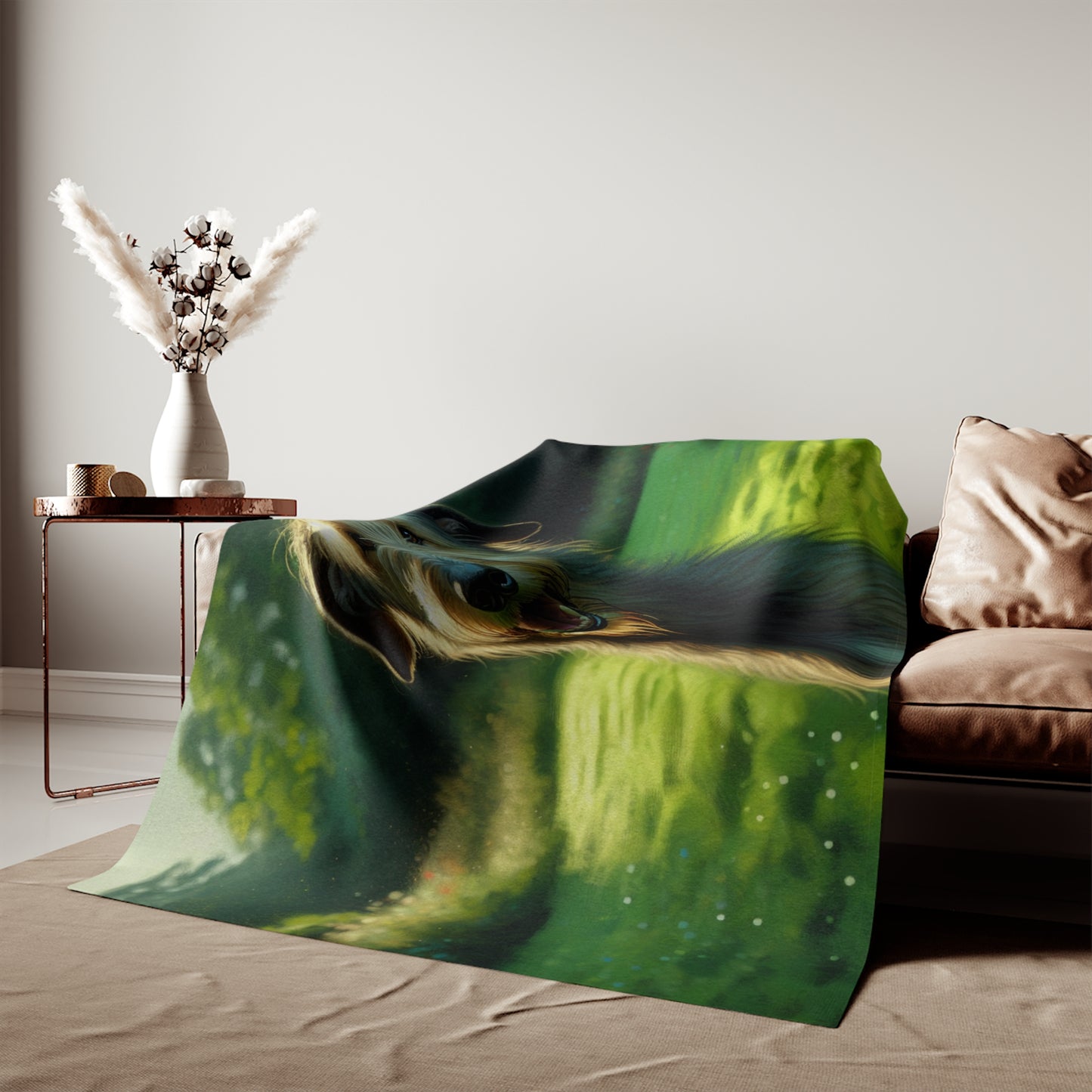 Irish Wolfhound Sweatshirt Blanket
