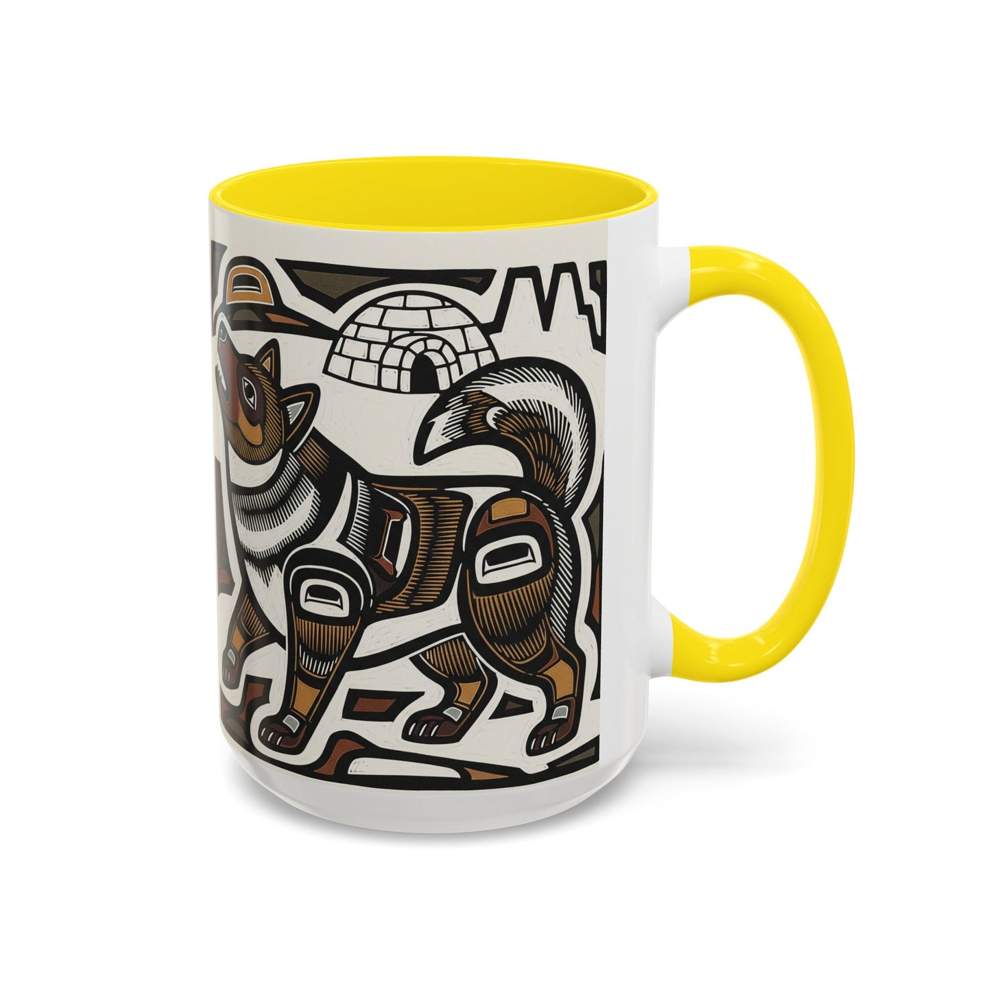 Canadian Eskimo Dog Accent Coffee Mug - Perfect Gift for Dog Lovers