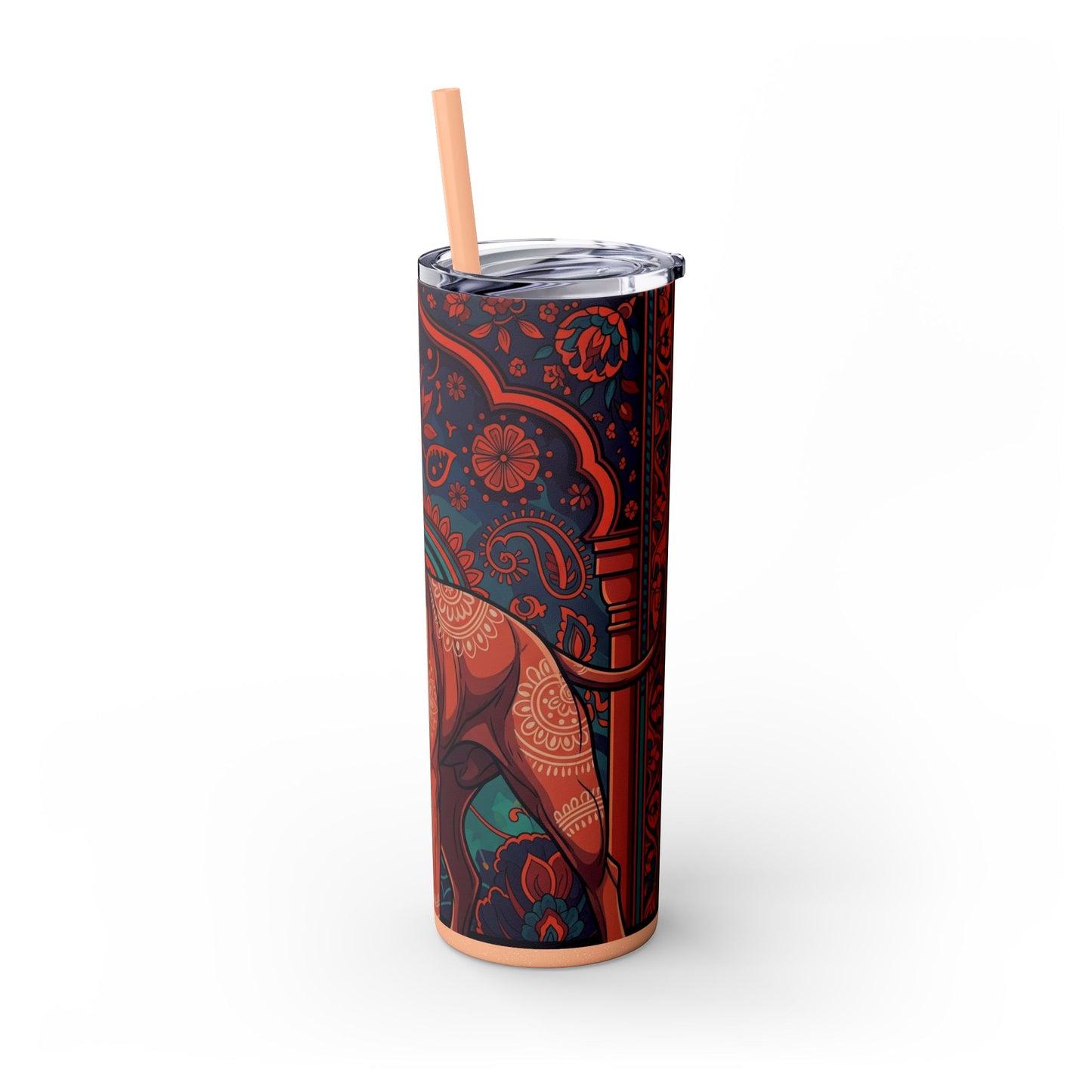 Bully Kutta Skinny Tumbler with Straw, 20oz