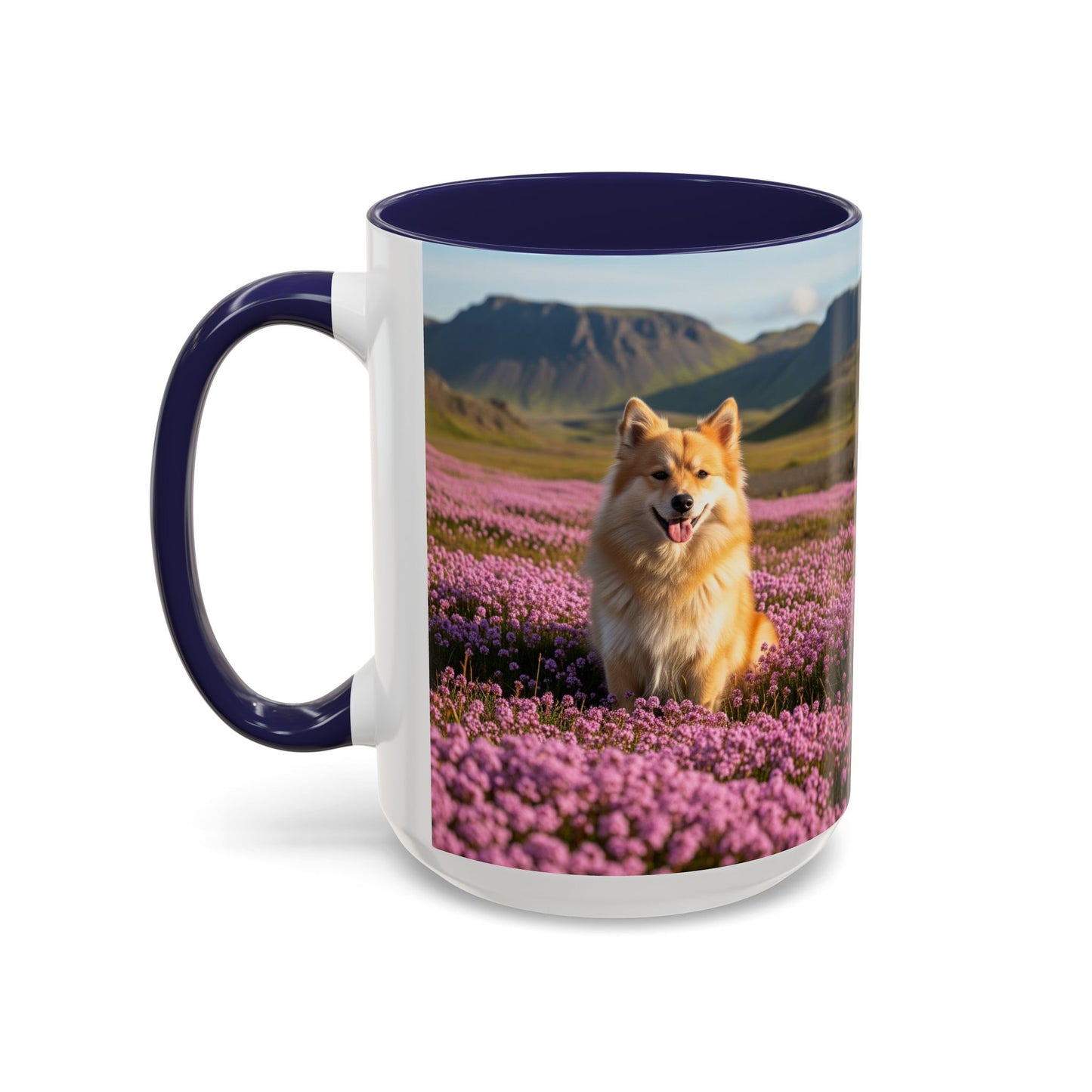 Icelandic Sheepdog Accent Coffee Mug - Perfect Gift for Dog Lovers