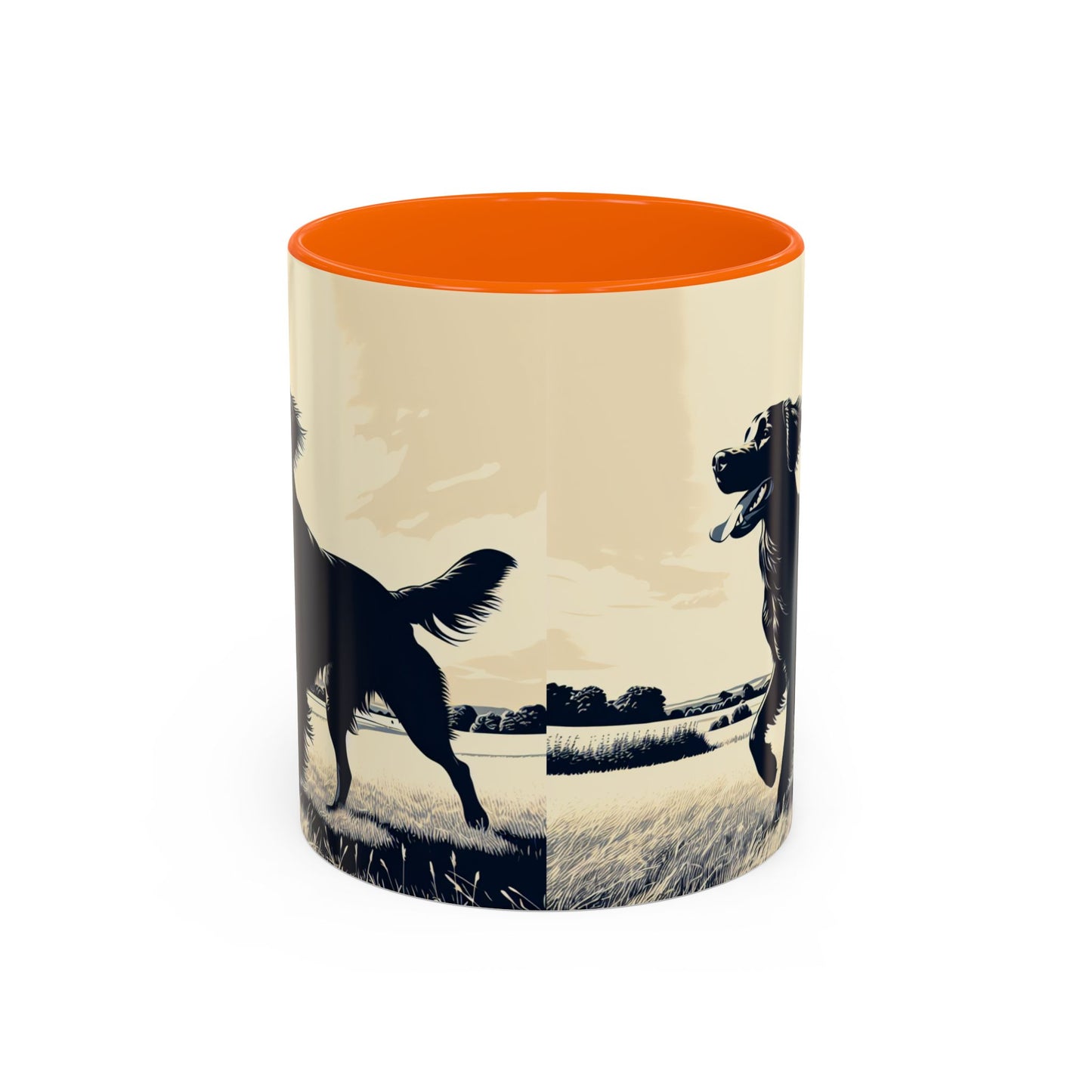 Flat Coated Retriever Accent Coffee Mug - Perfect Gift for Dog Lovers