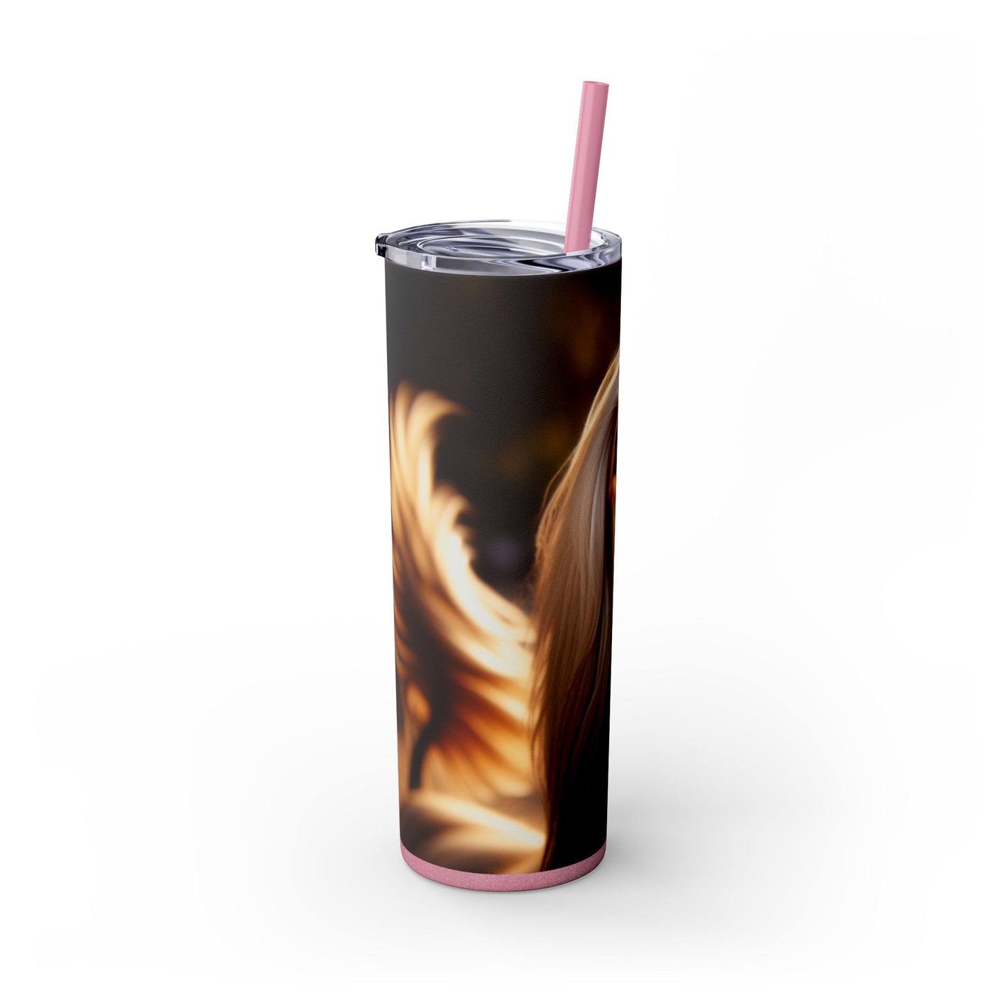Afghan Hound Tumbler with Straw, 20oz