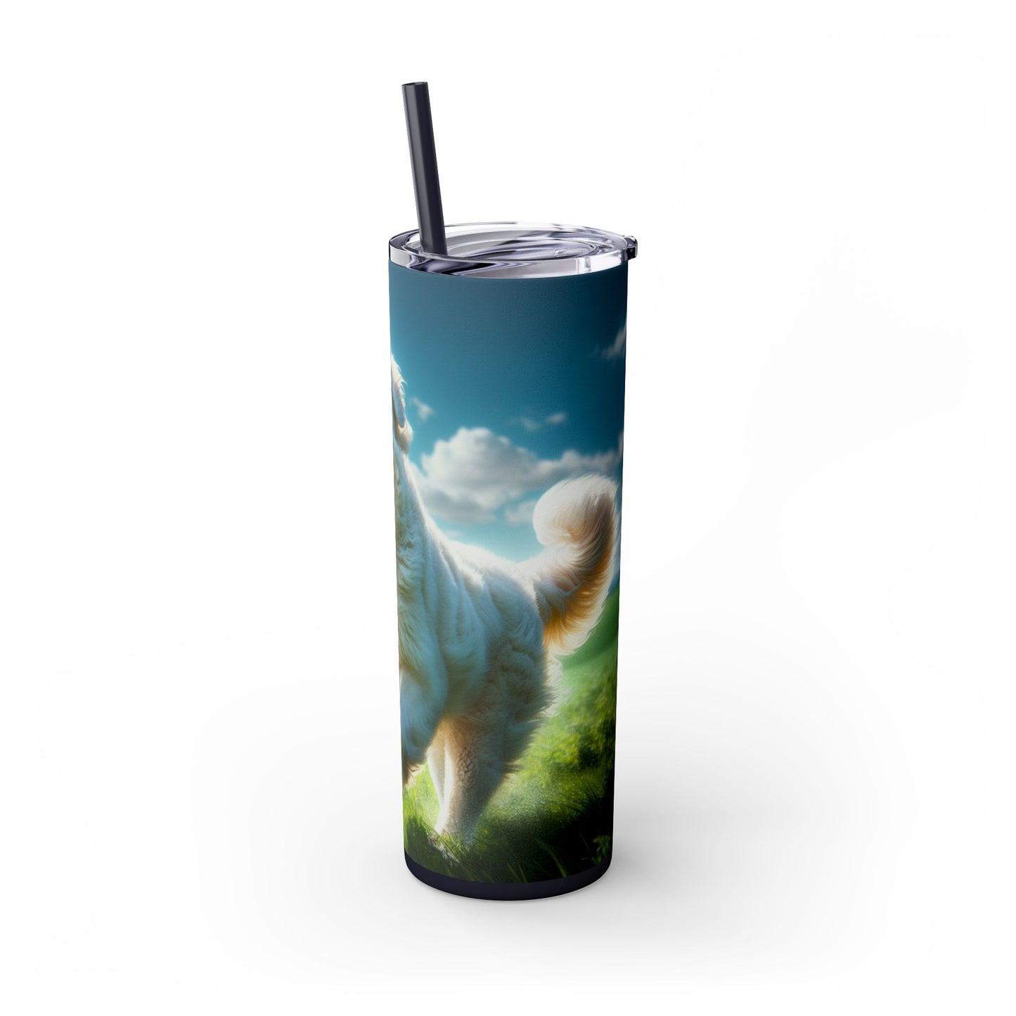 Kuvasz Tumbler with Straw, 20oz