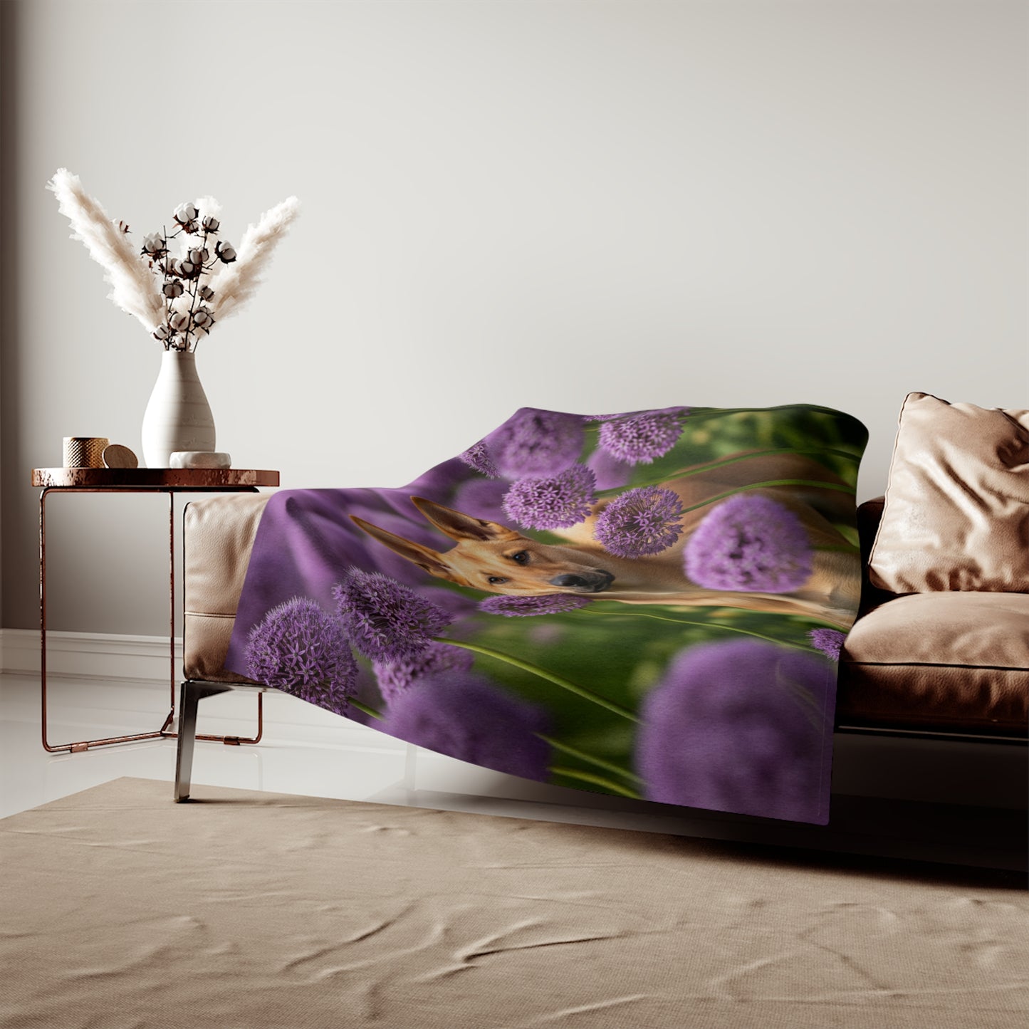 Canaan Dog Sweatshirt Blanket