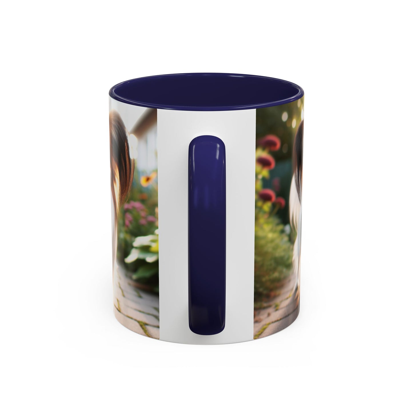 Papillon Accent Coffee Mug - Perfect Gift for Dog Lovers