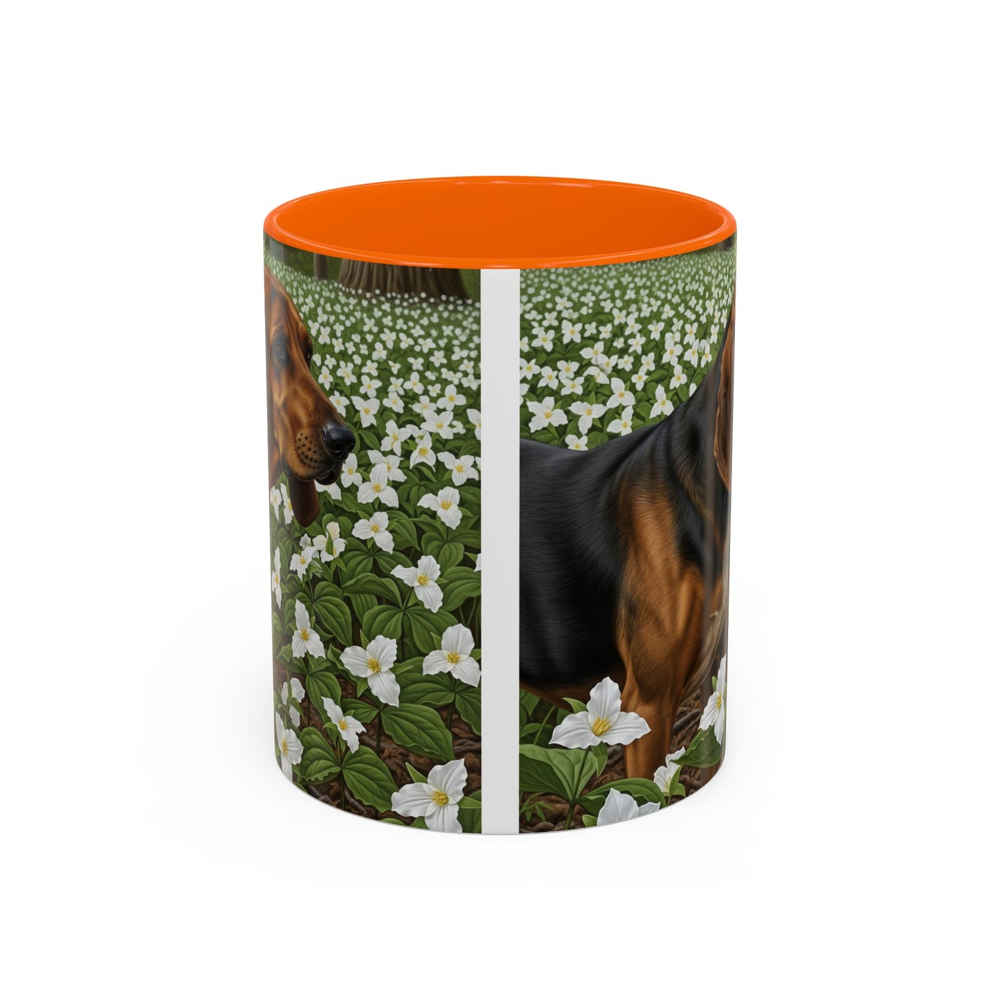 Treeing Walker Coonhound Accent Coffee Mug - Perfect Gift for Dog Lovers