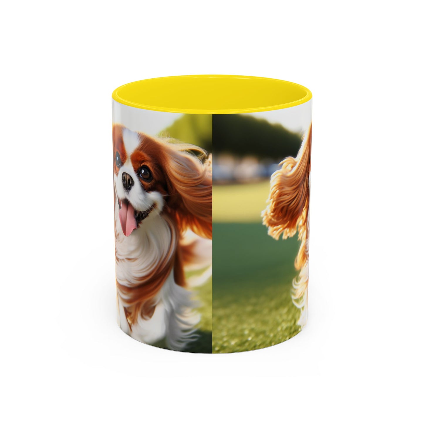 Cavalier King Charles Spaniel Accent Coffee Mug - Perfect Gift for Dog Lovers