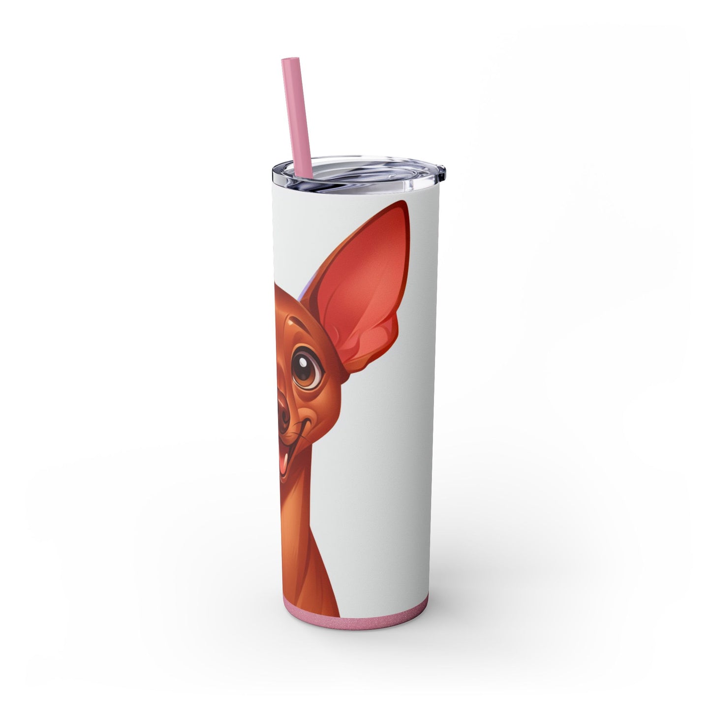 Vaso Cirneco dell'Etna con pajita, 20 oz
