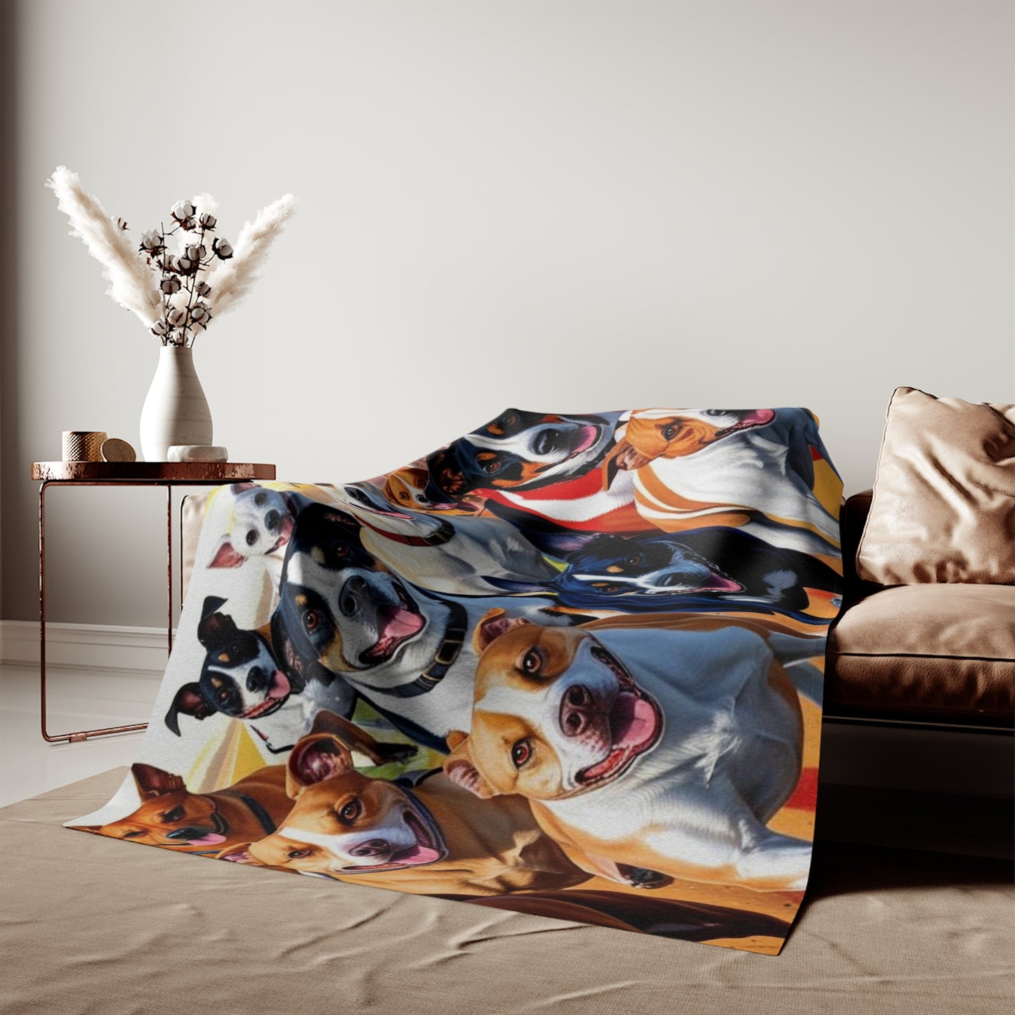 Racing Dogs Sweatshirt Blanket