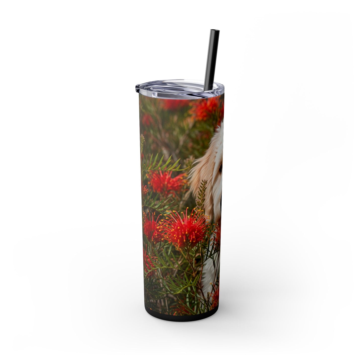 Labradoodle Tumbler with Straw, 20oz