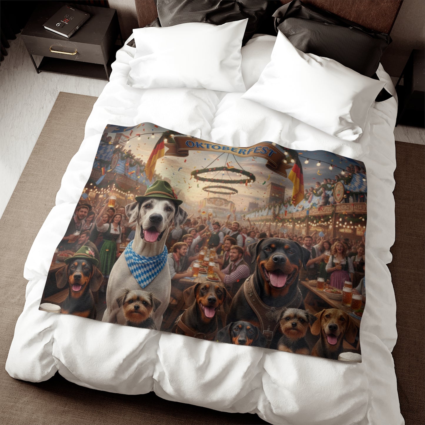 Oktoberfest Dogs Blanket