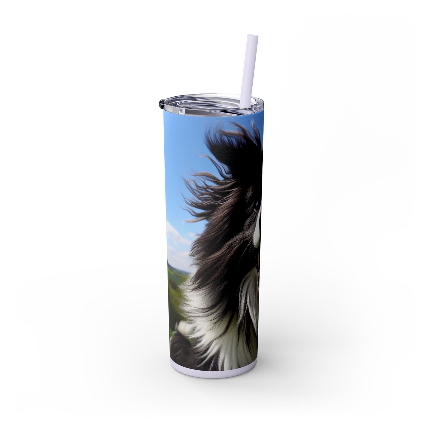 Portuguese Sheepdog Tumbler with Straw, 20oz