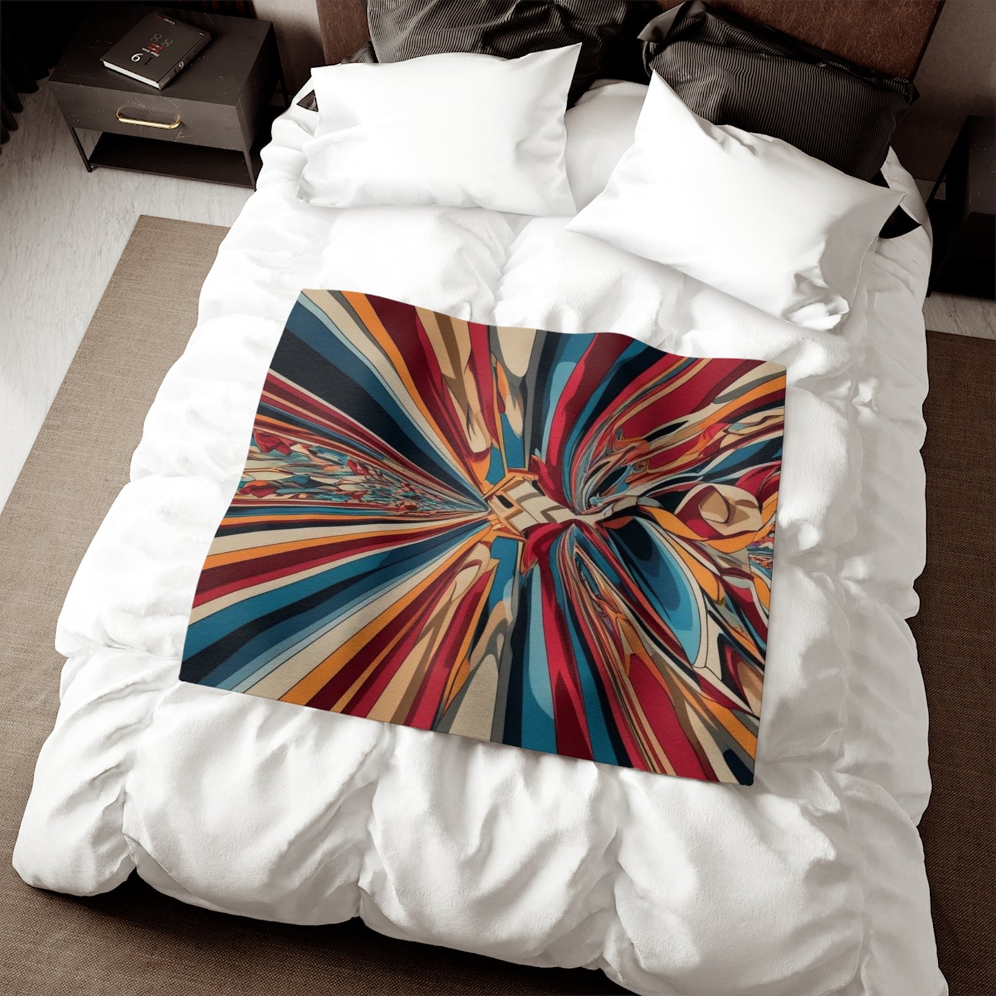 Optical Illusion Sweatshirt Blanket