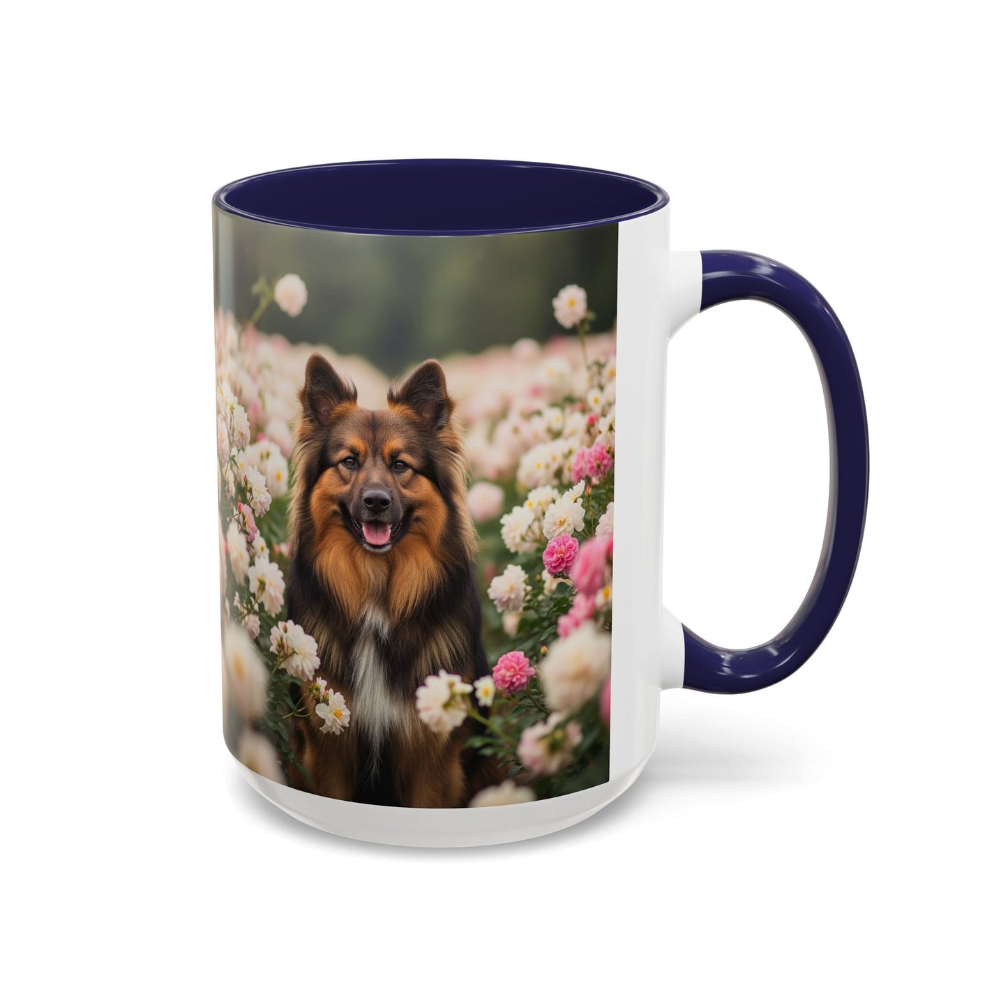 Bohemian Shepherd Accent Coffee Mug - Perfect Gift for Dog Lovers