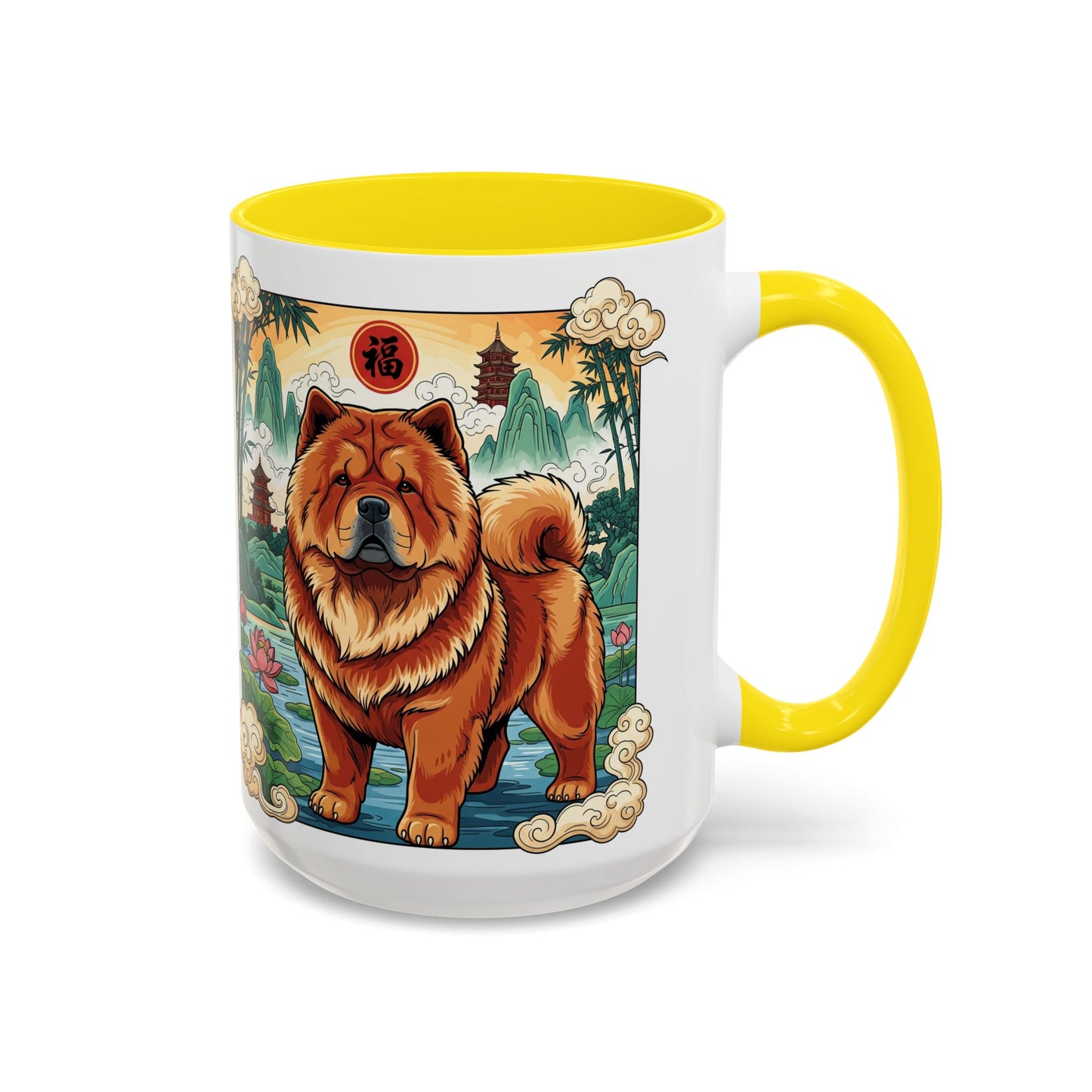 Chow Chow Accent Coffee Mug - Perfect Gift for Dog Lovers