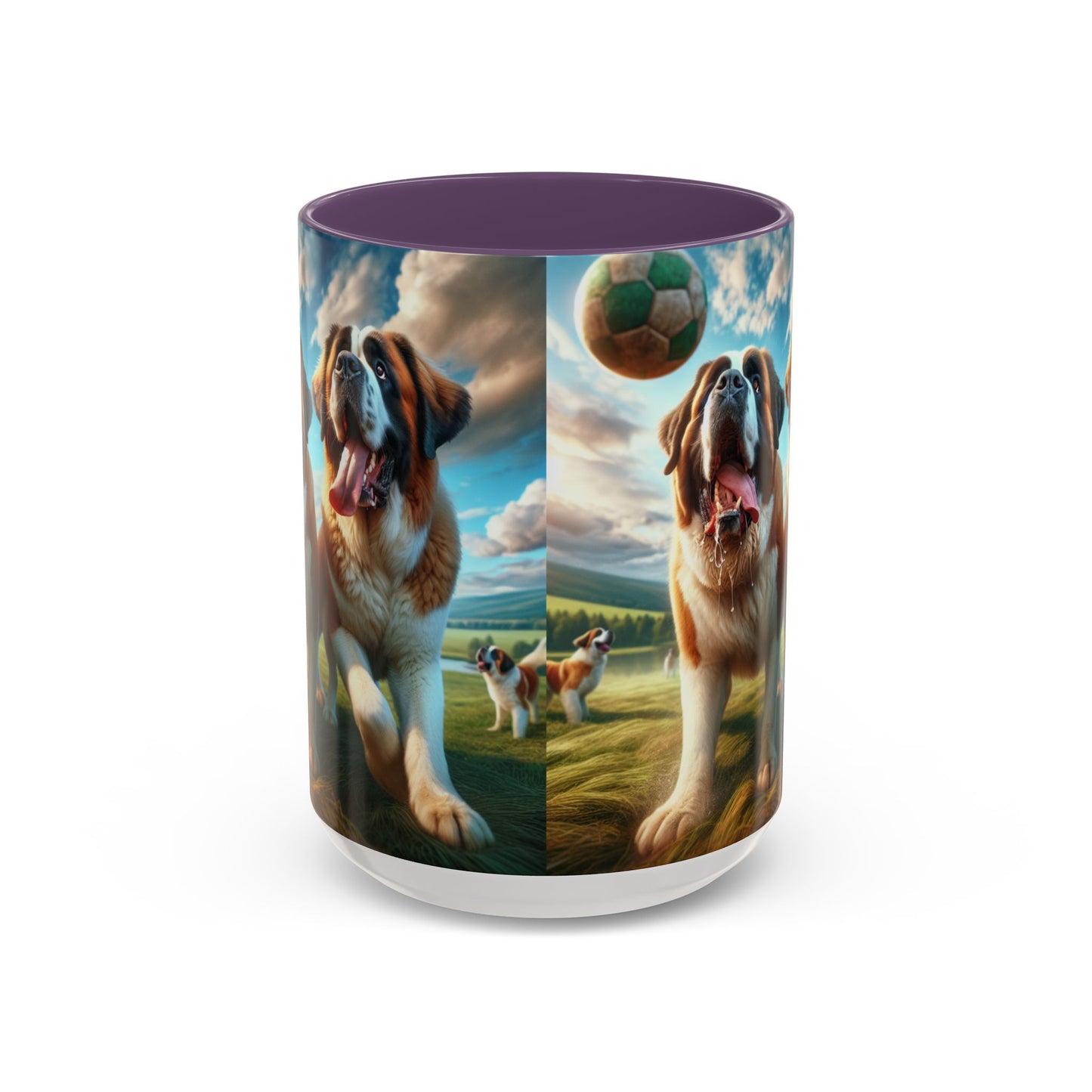 Saint Bernard Accent Coffee Mug - Perfect Gift for Dog Lovers