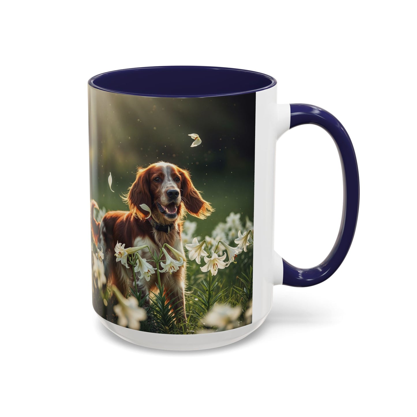 Irish Red and White Setter Accent Coffee Mug - Perfect Gift for Dog Lovers