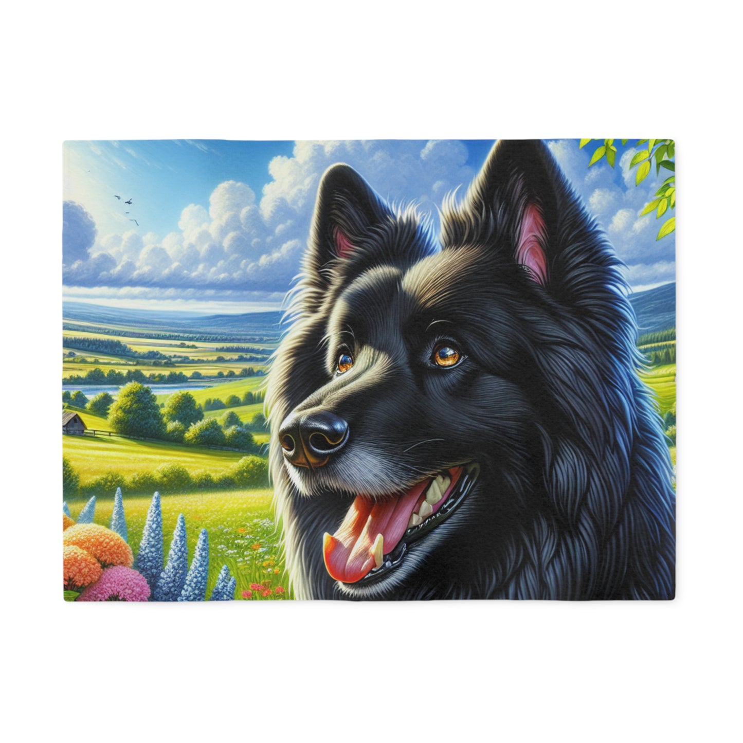 Croatian Sheepdog Sweatshirt Blanket