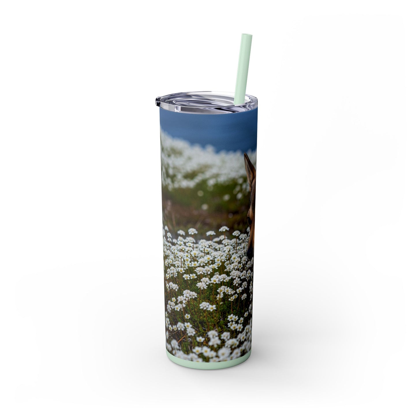 Norwegian Lundehund Tumbler with Straw, 20oz