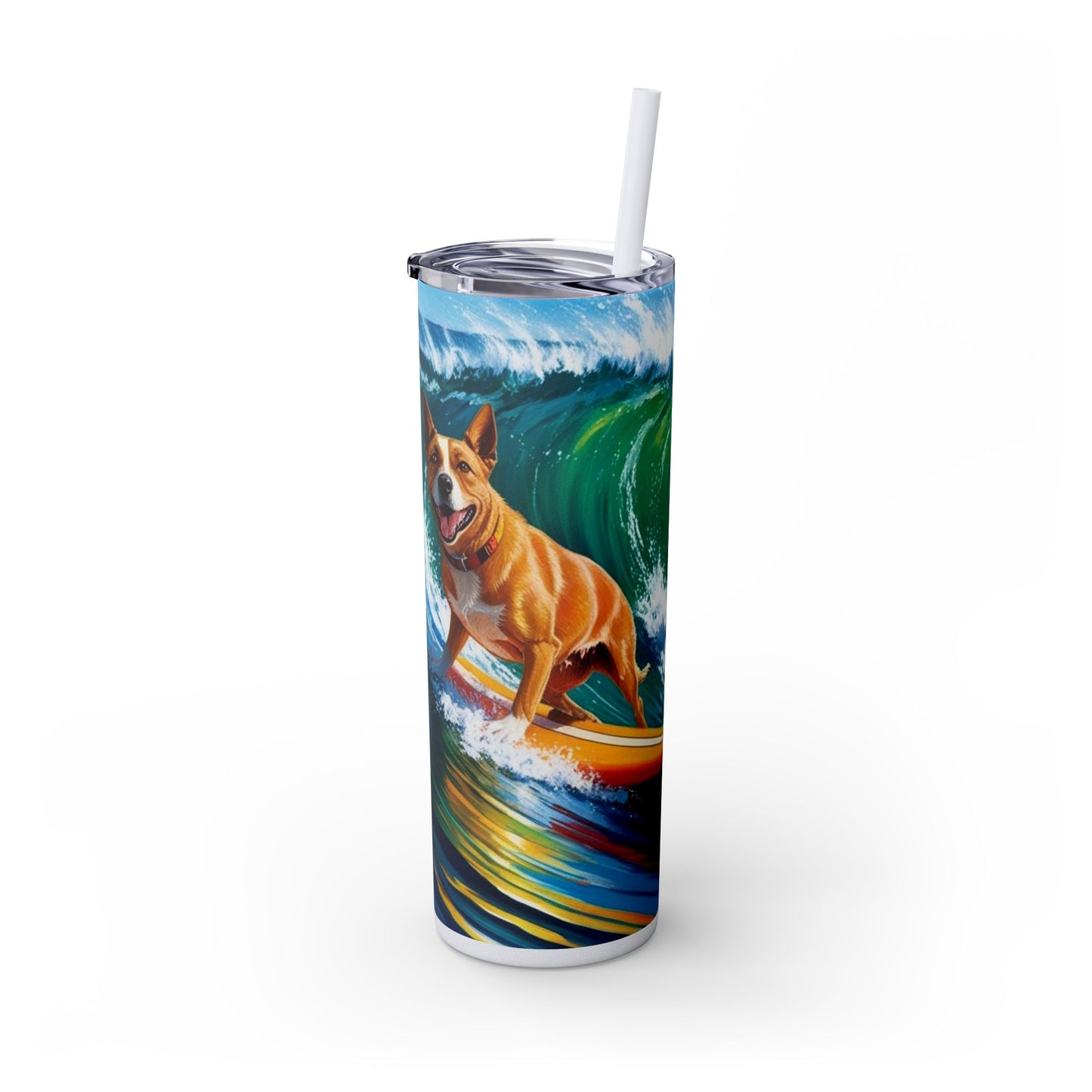 Surf Dogs Tumbler with Straw, 20oz