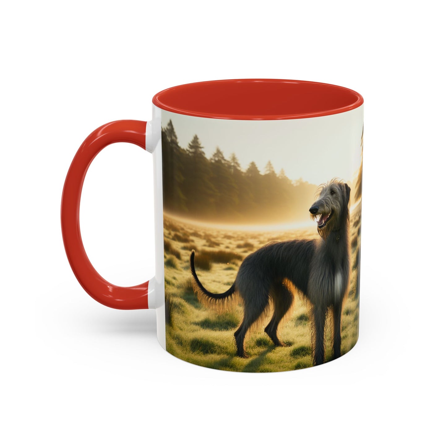 Scottish Deerhound Accent Coffee Mug - Perfect Gift for Dog Lovers