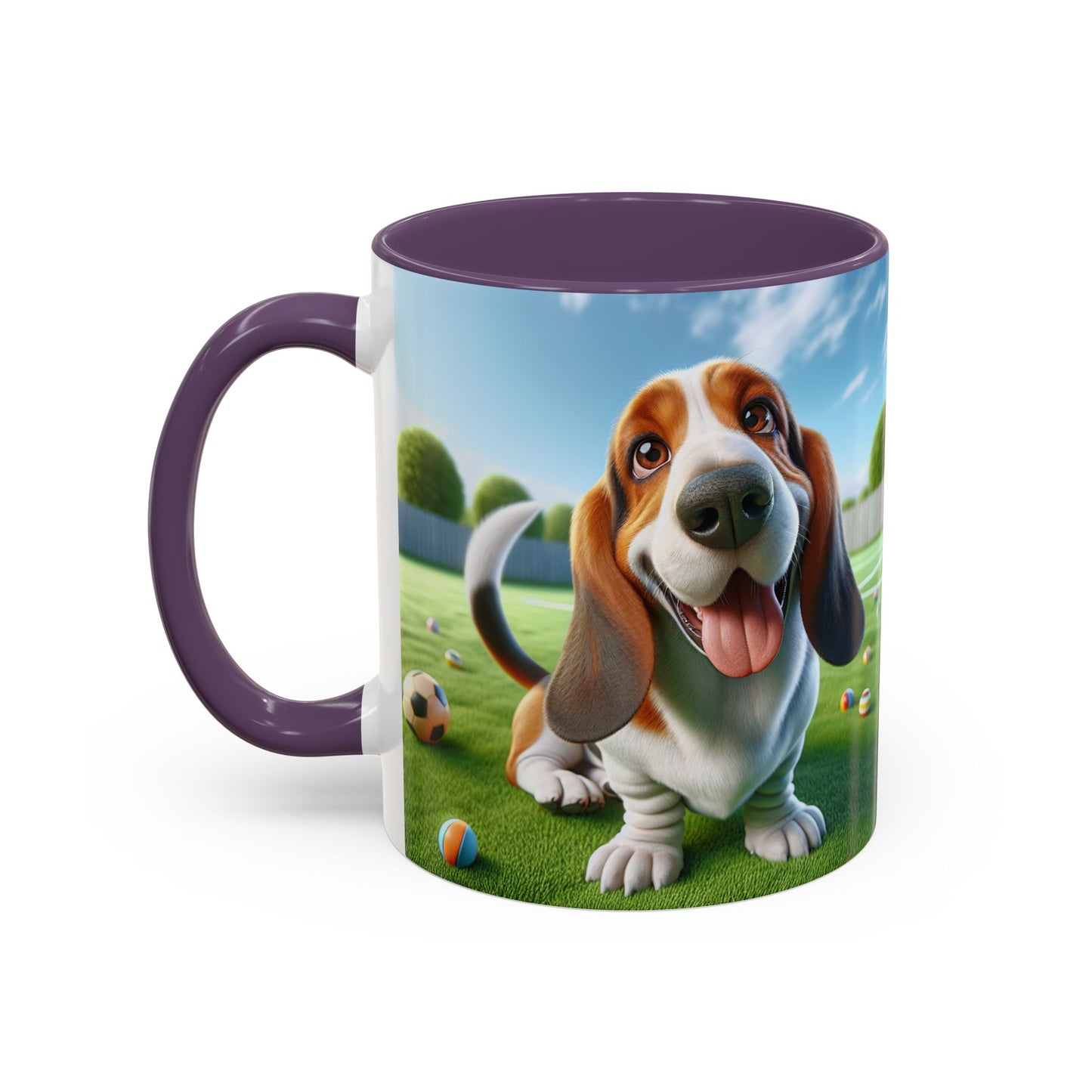 Basset Hound Accent Coffee Mug - Perfect Gift for Dog Lovers