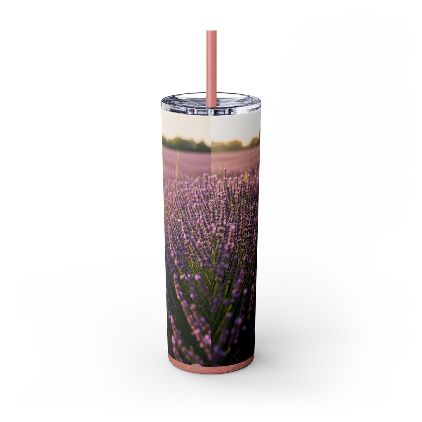 Poodle Skinny Tumbler with Straw, 20oz