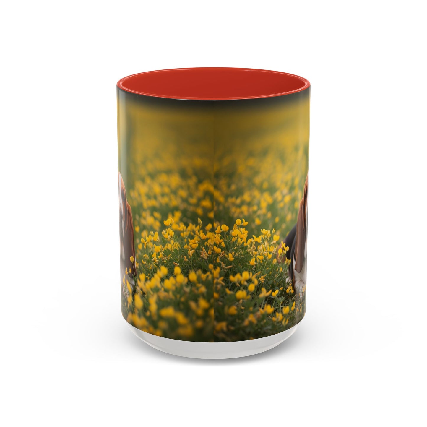 Basset Hound Accent Coffee Mug - Perfect Gift for Dog Lovers