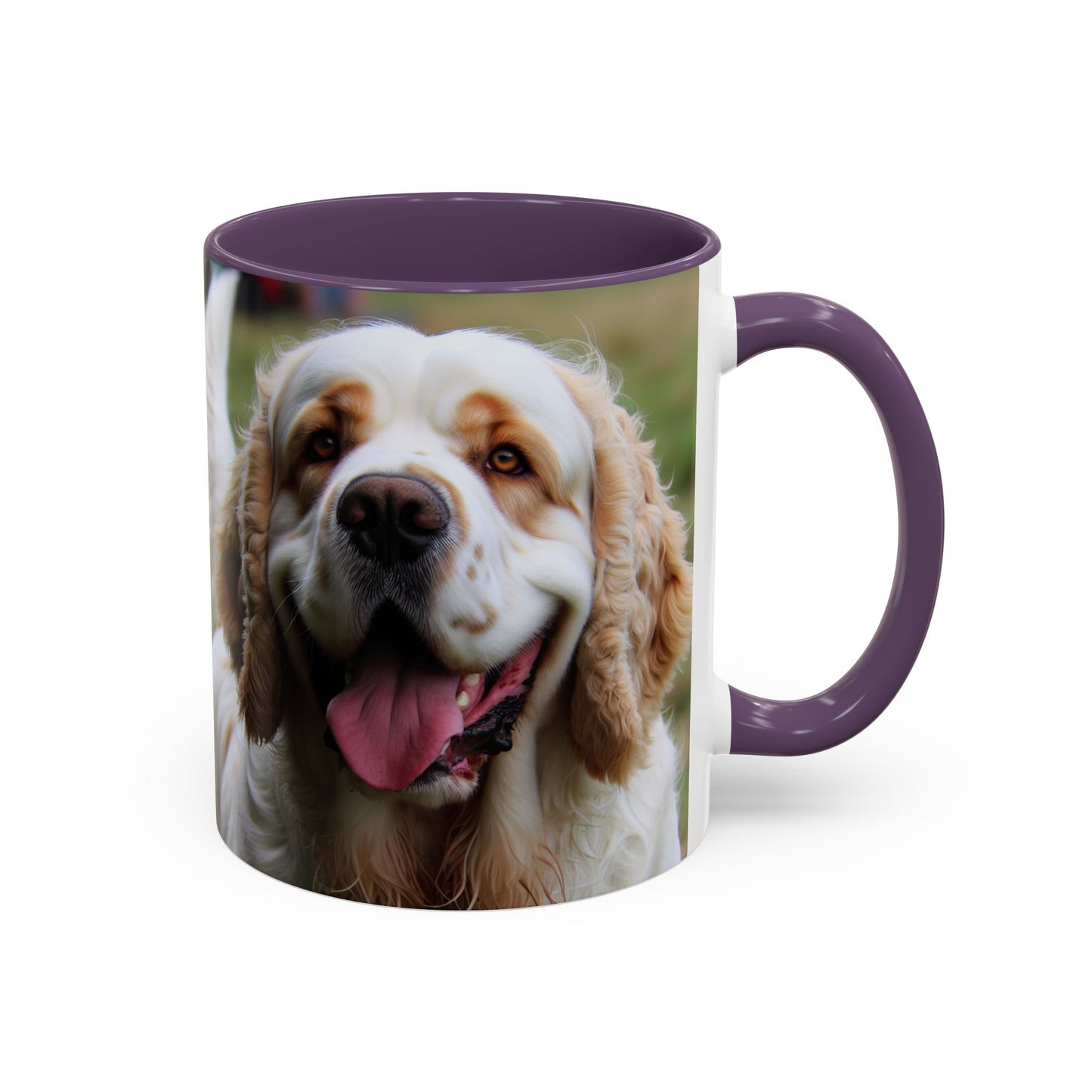 Clumber Spaniel Accent Coffee Mug - Perfect Gift for Dog Lovers