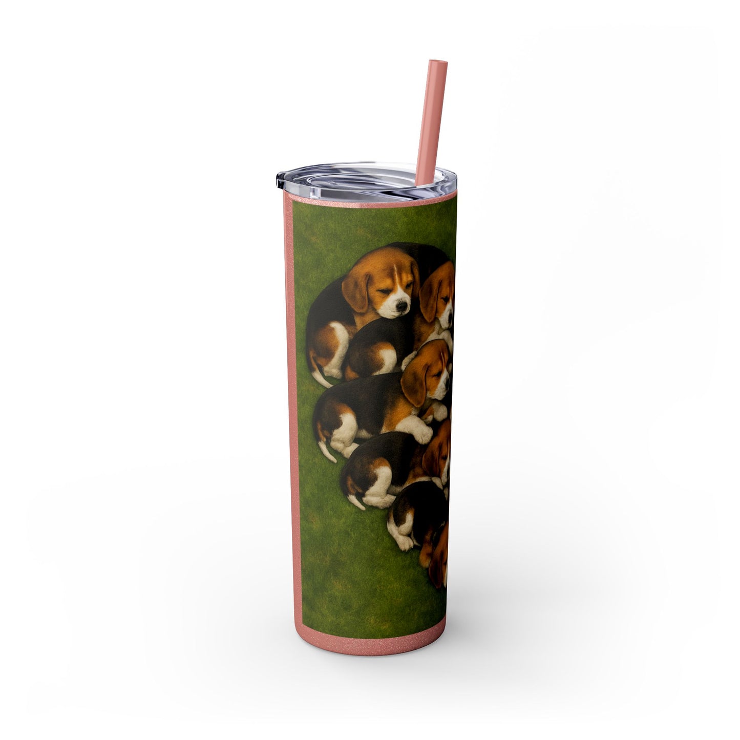 Beagle puppies Tumbler with Straw, 20oz