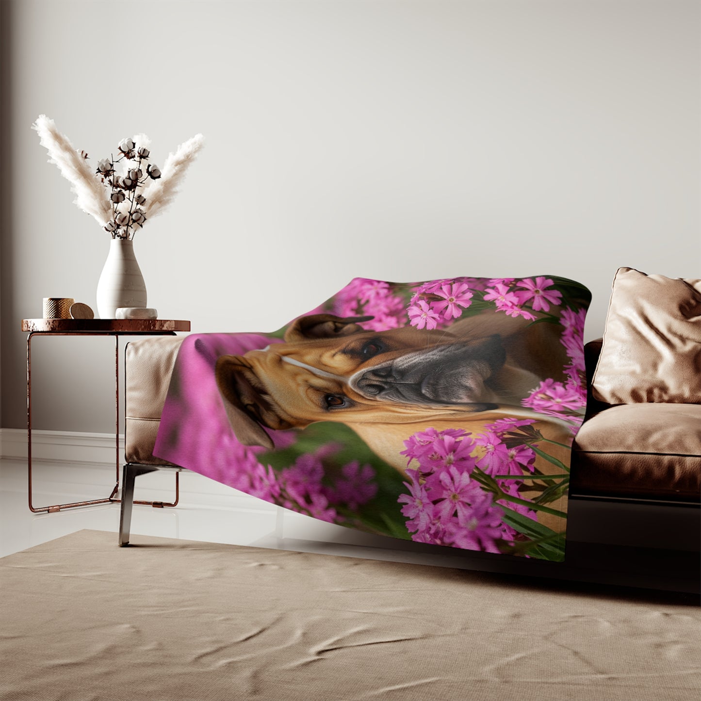 Bulldog Sweatshirt Blanket