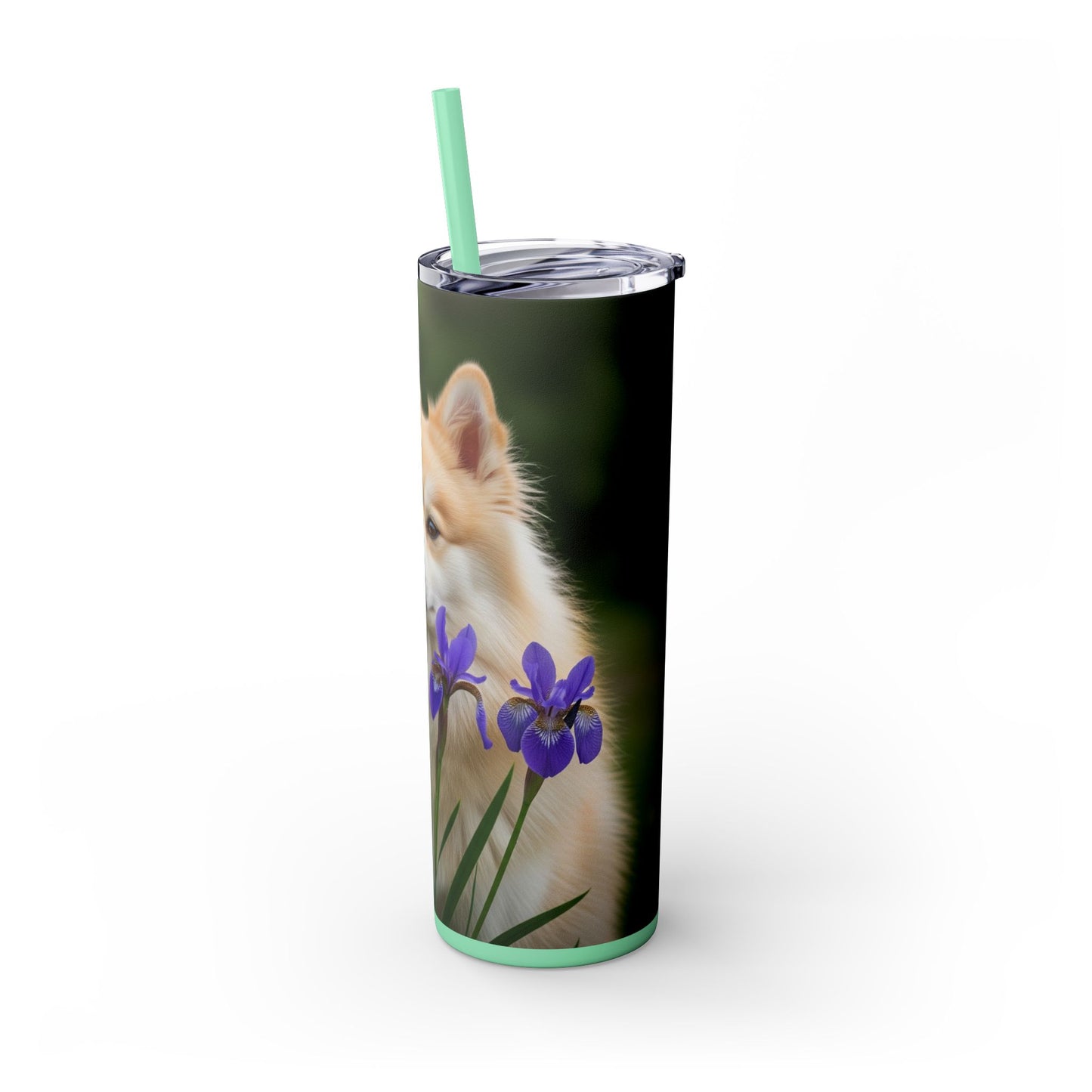 Pomsky Tumbler with Straw, 20oz
