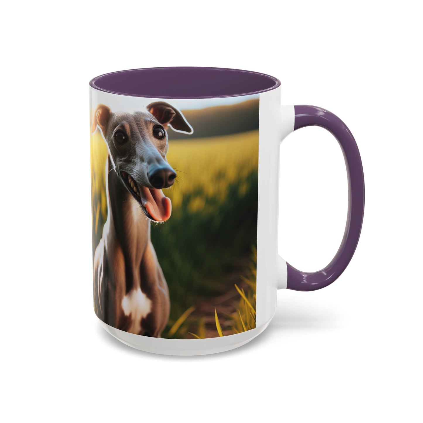 Greyhound Accent Coffee Mug - Perfect Gift for Dog Lovers