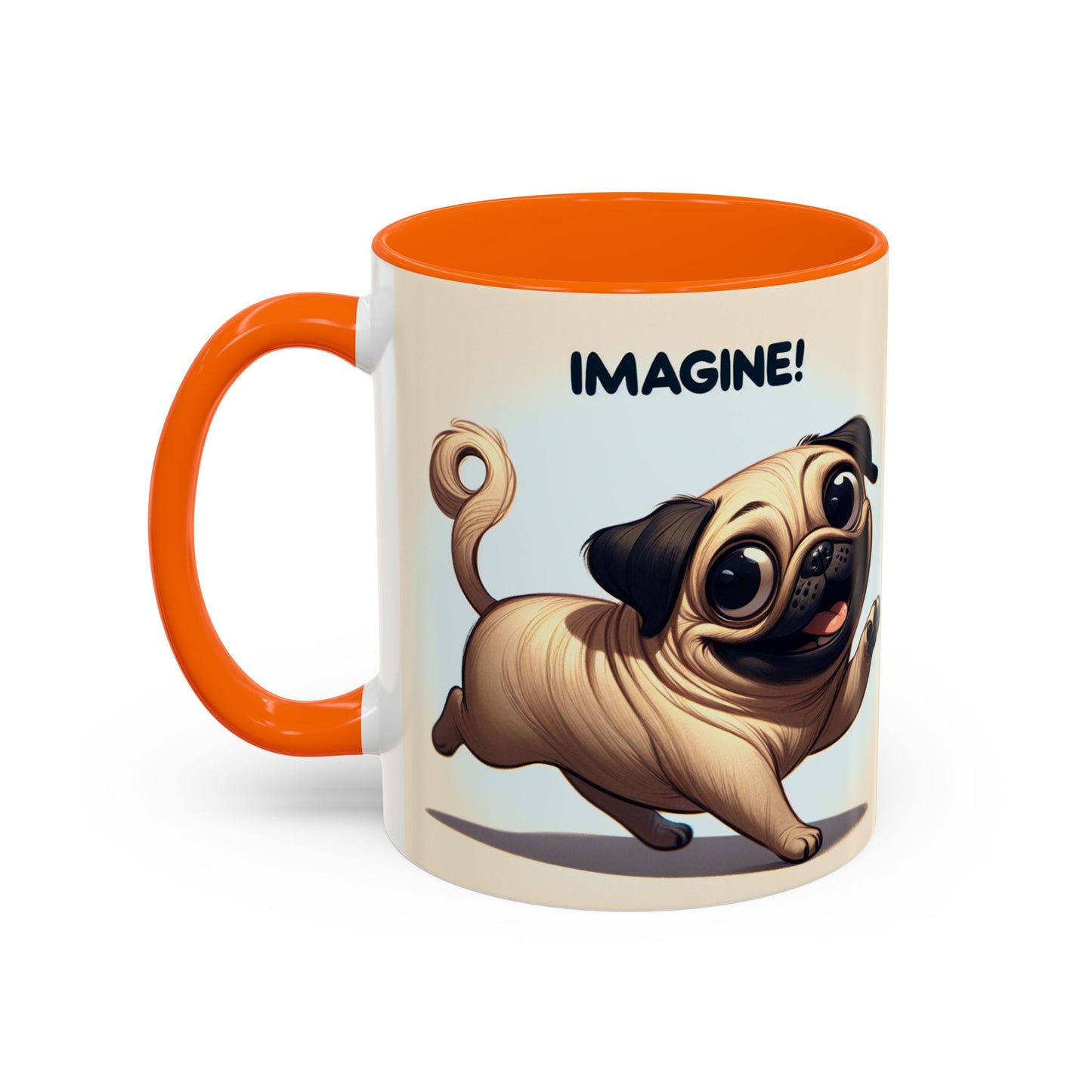 Pug Accent Coffee Mug - Perfect Gift for Dog Lovers
