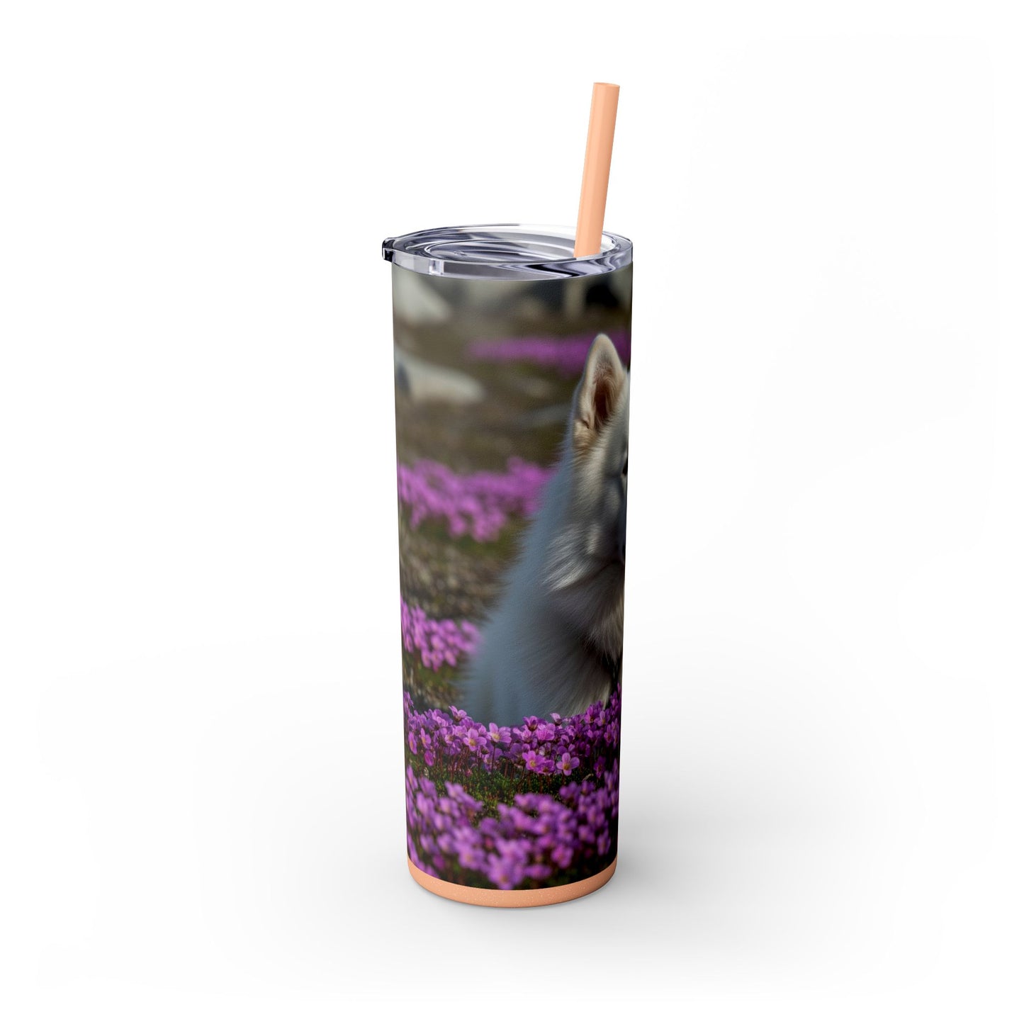 Canadian Eskimo Dog Tumbler with Straw, 20oz