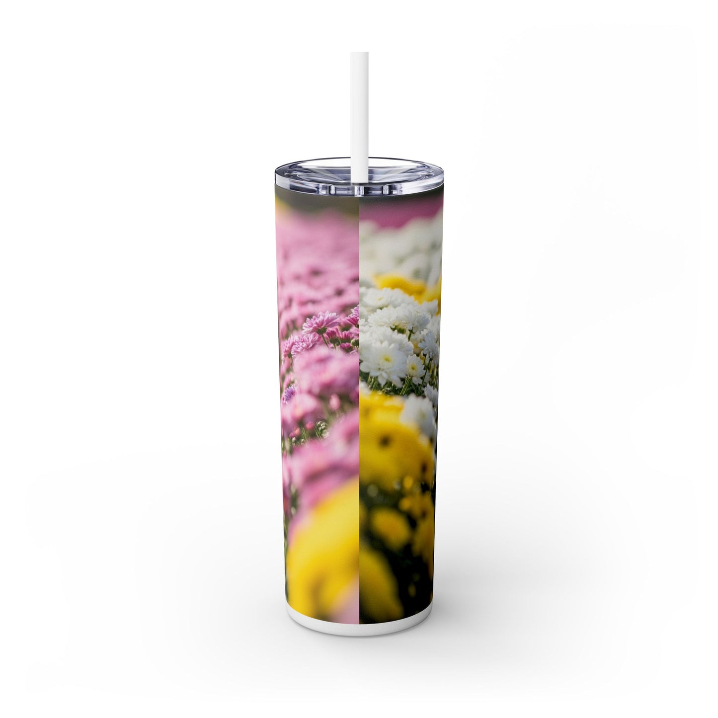 Papillon Skinny Tumbler with Straw, 20oz