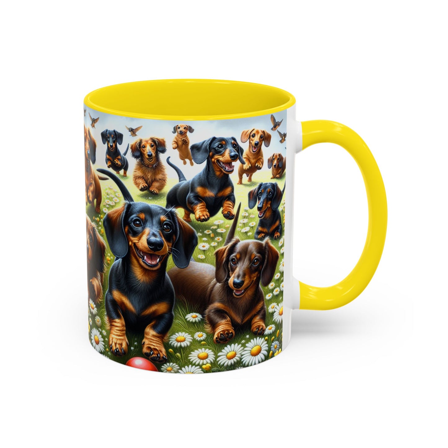 Dachshund Accent Coffee Mug - Perfect Gift for Dog Lovers