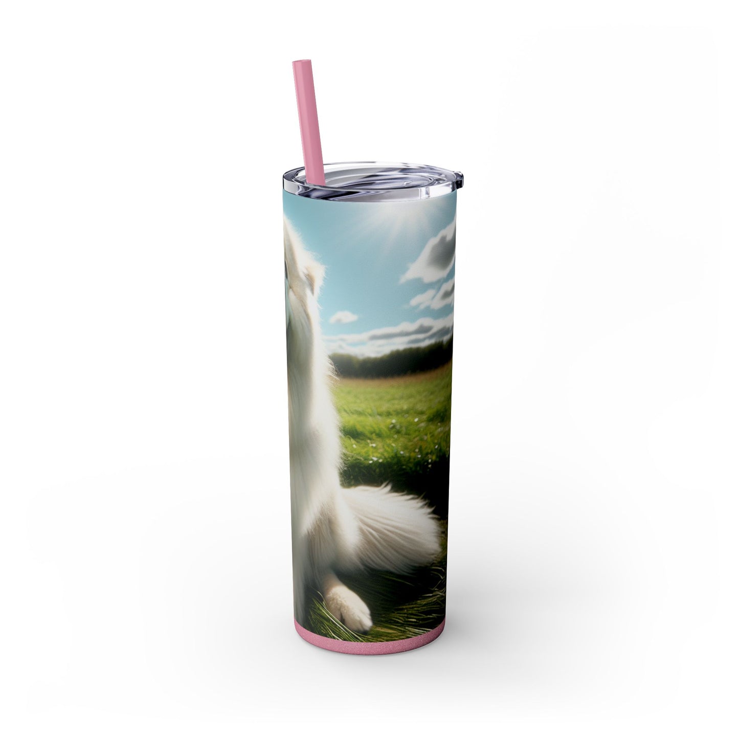 Maremma Sheepdog Tumbler with Straw, 20oz