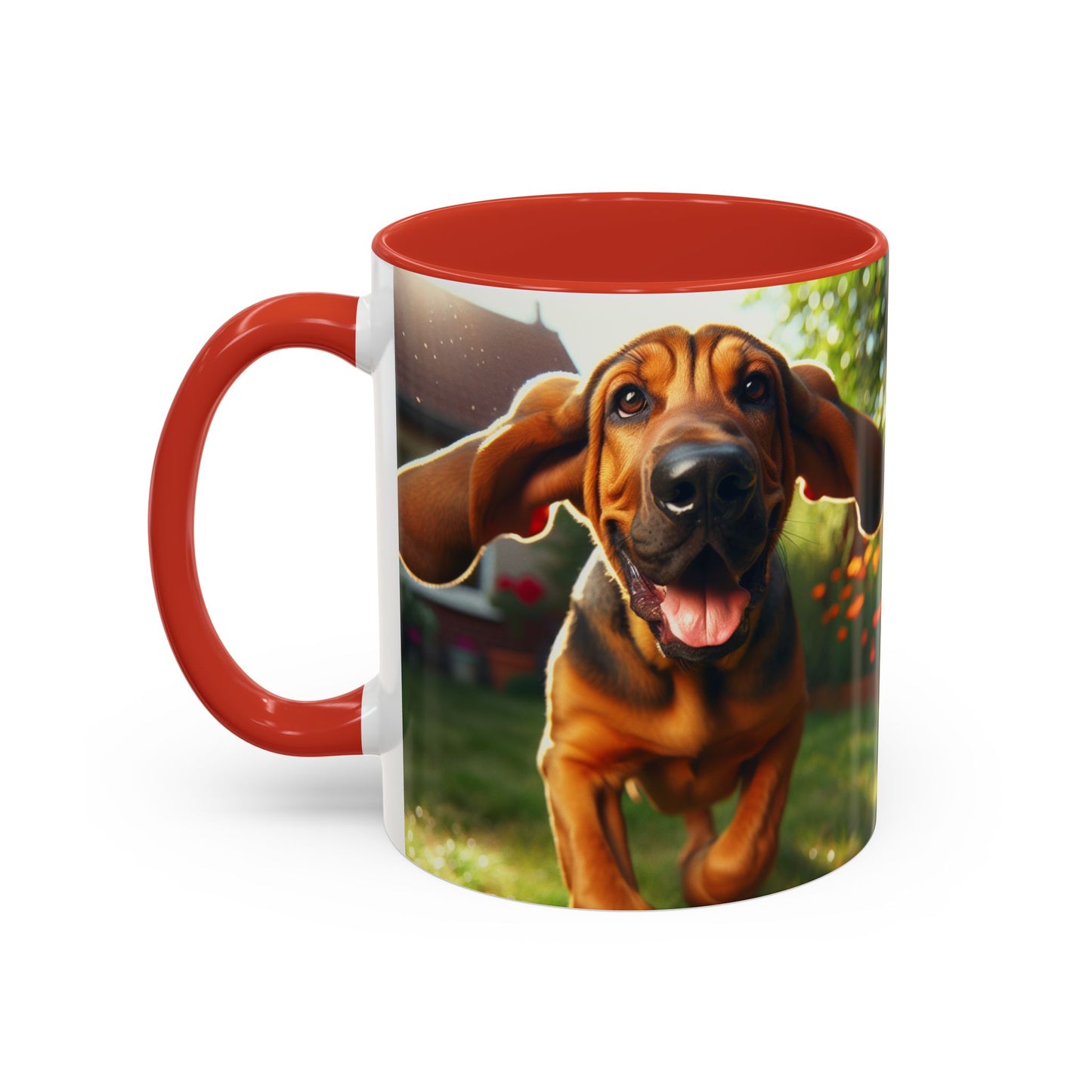 Bloodhound Accent Coffee Mug - Perfect Gift for Dog Lovers